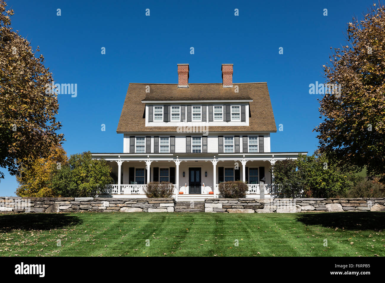 Charming country house, Woodstock, Vermont, USA Stock Photo
