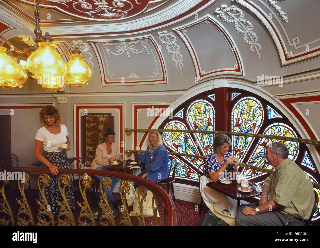 Cafe. Blackpool Grand Theatre. Lincolnshire. England. UK. Europe Stock Photo