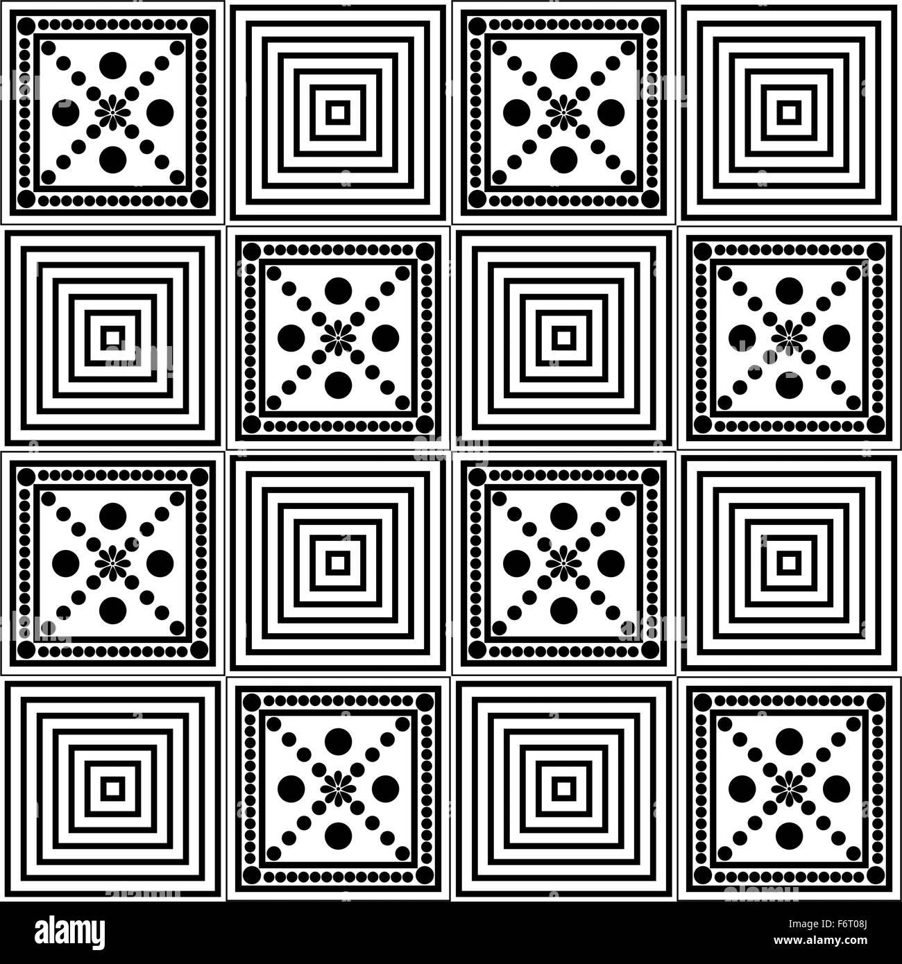 Seamless pattern dots circles Black and White Stock Photos & Images - Alamy
