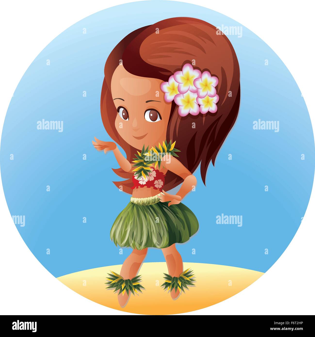 Hula dancer Hawaiian cartoon character Stock Vector Image & Art - Alamy Hula dancer Hawaiian cartoon character Stock Vector Image & Art - Alamy
