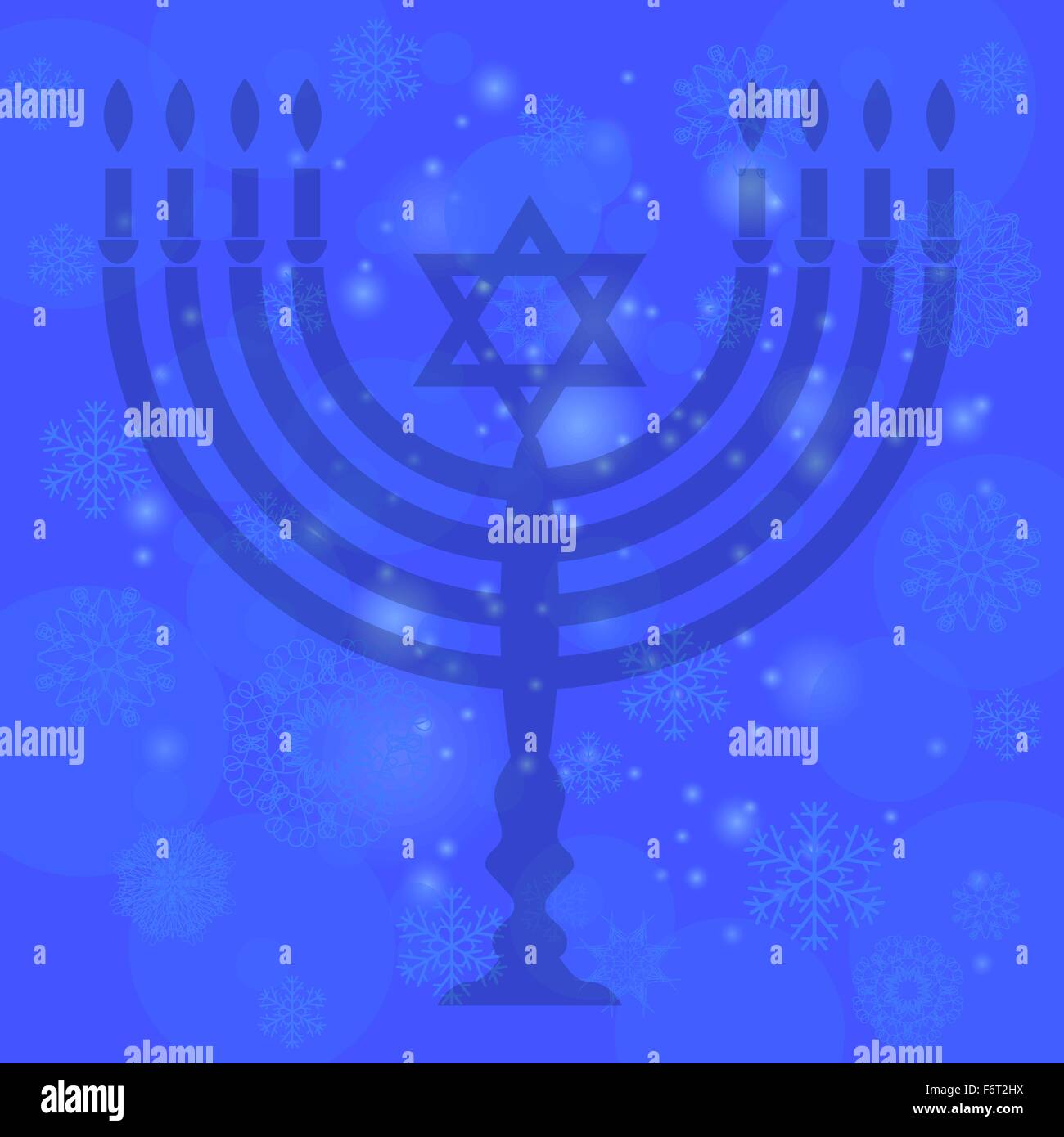 Silhouette of MenorahPattern Stock Vector Image & Art - Alamy