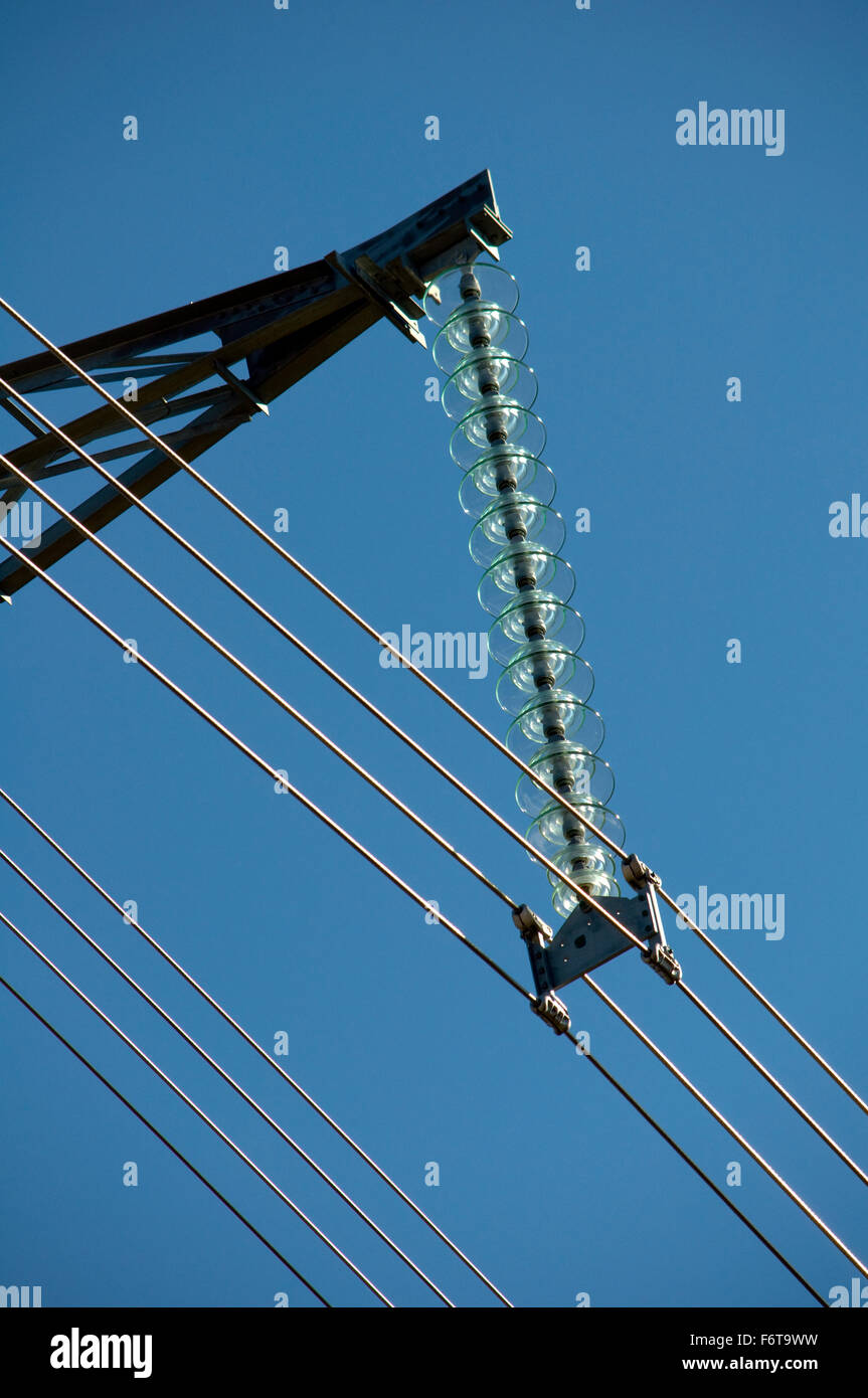 Hydro Electric Transmission towers in Southern Ontario, Canada Stock