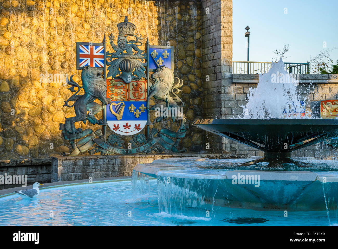 Fountain and British Columbia Coat of Arms, Victoria, British Columbia
