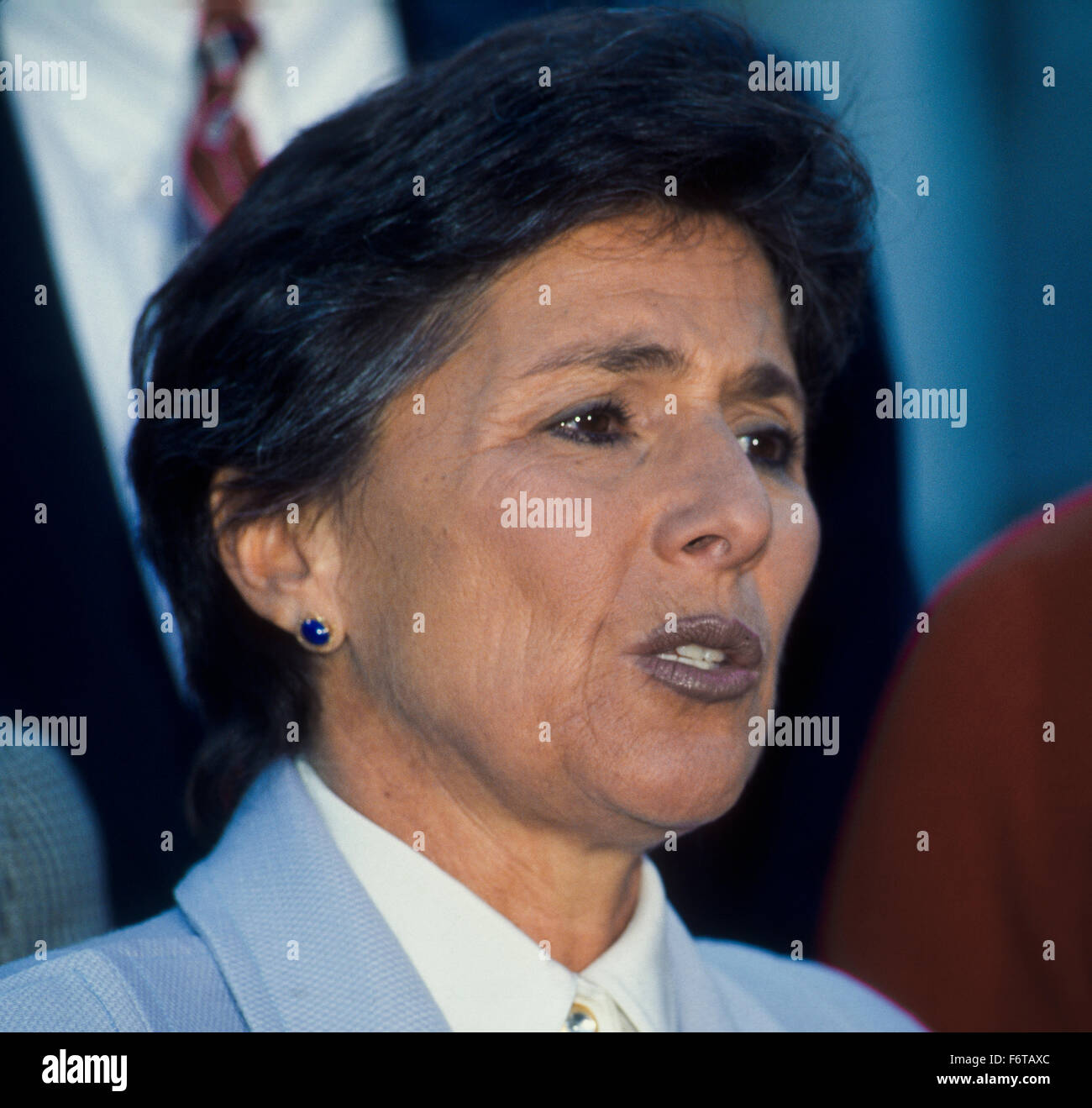 Washington, DC. 1995 Senator Barbara Levy Boxer  the junior United States Senator from California (since 1993). Credit: Mark Reinstein Stock Photo