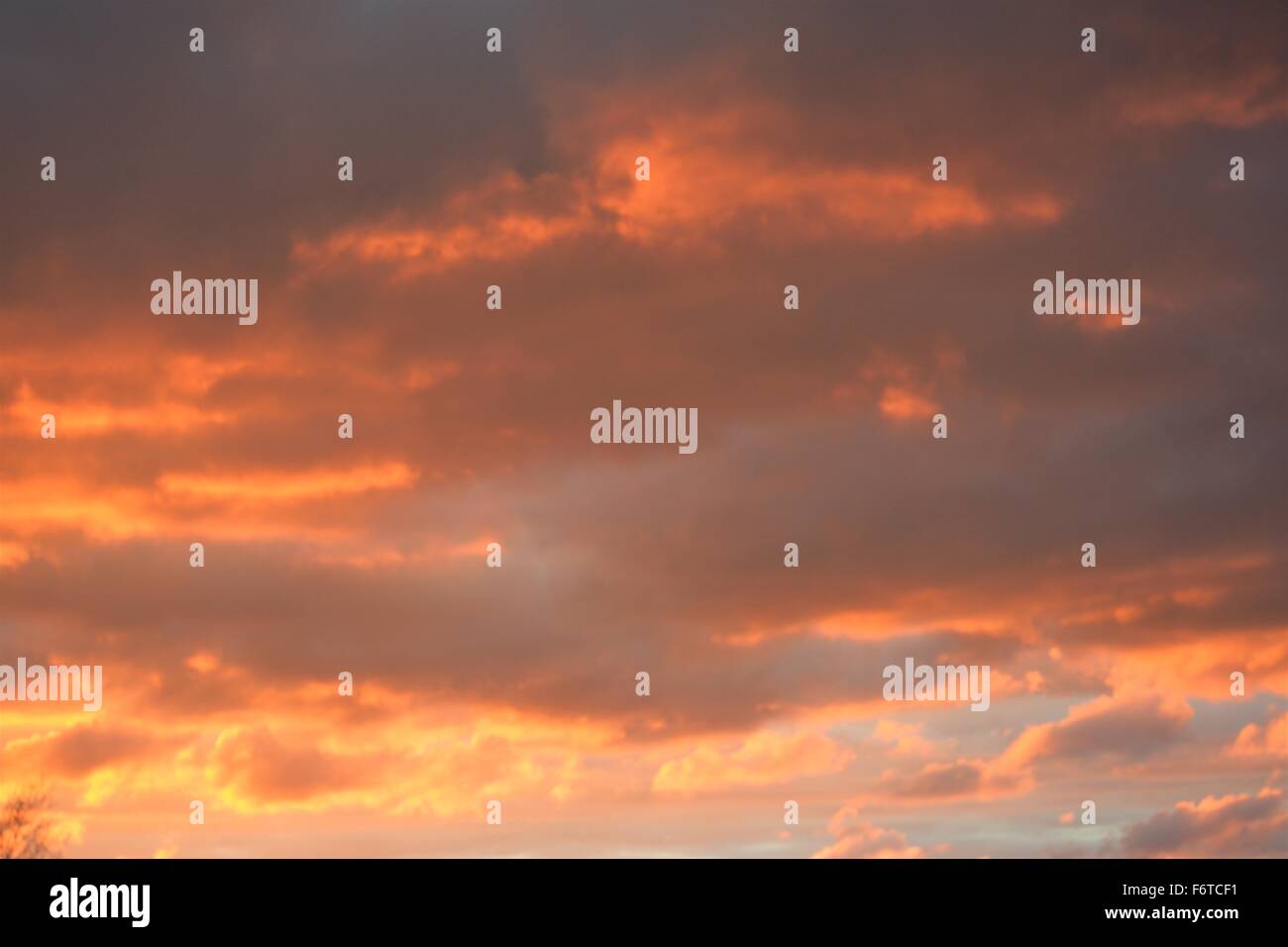 Clouds on fire Stock Photo Alamy