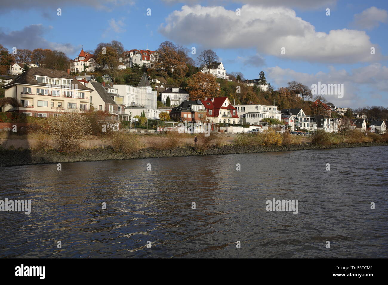 Waterfront houses in Hamburg Blankenese, Germany Stock Photo Alamy