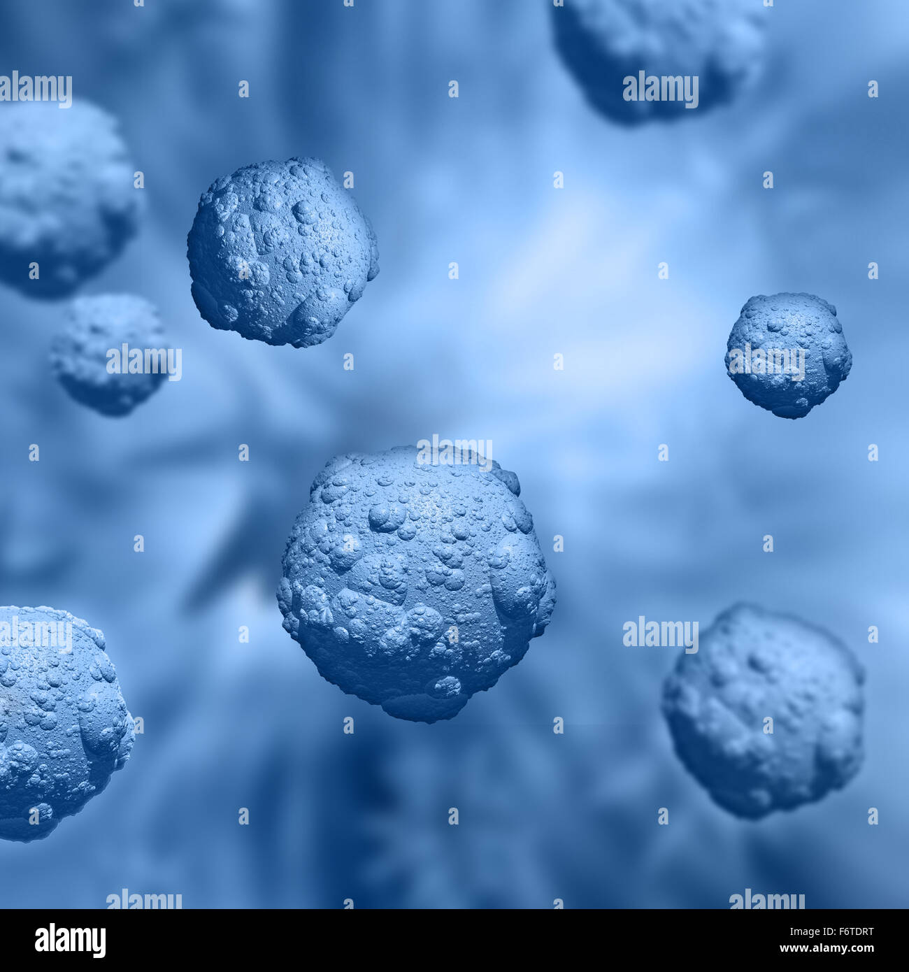 3D render of abstract virus cells Stock Photo - Alamy