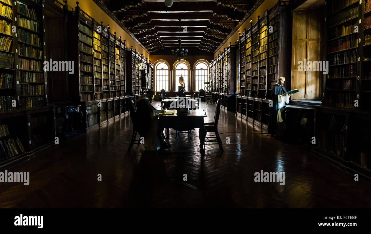 Library of the Convent of Santo Domingo in Lima, Peru Stock Photo Alamy