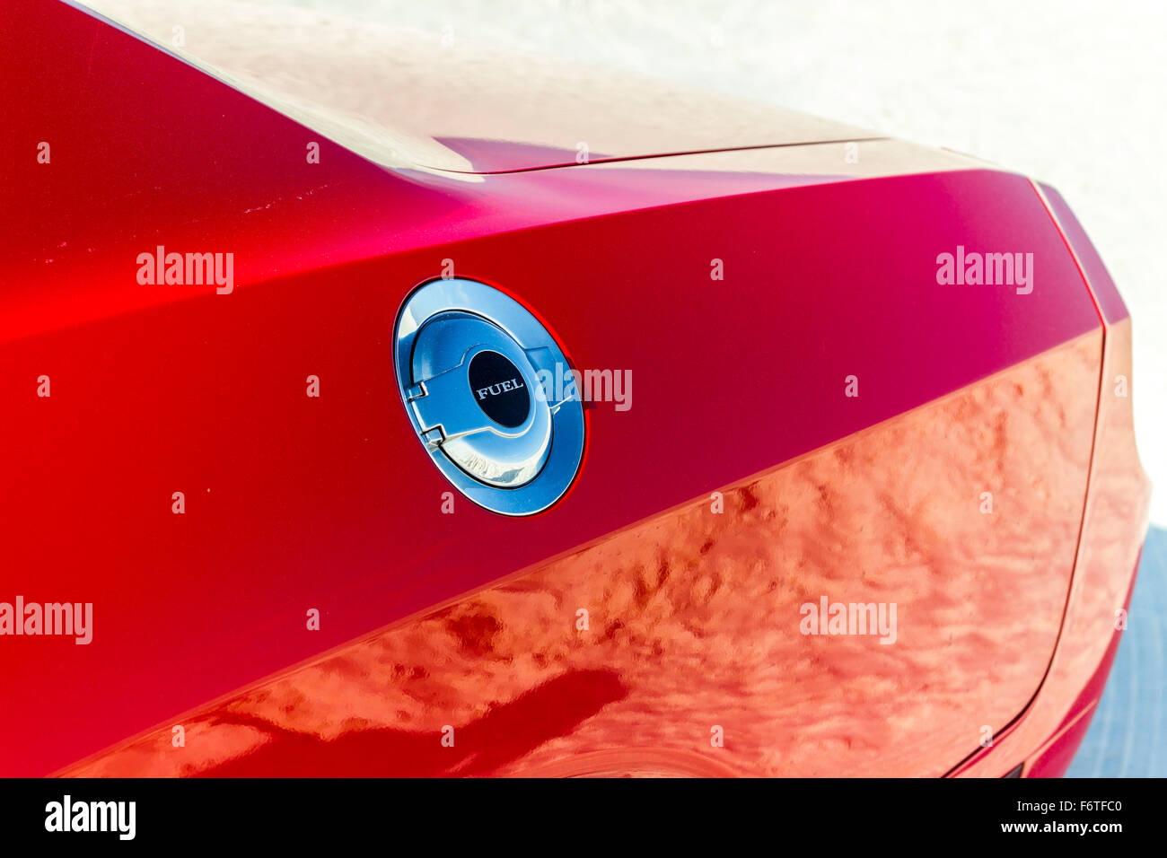 Chrome fuel cap hires stock photography and images Alamy