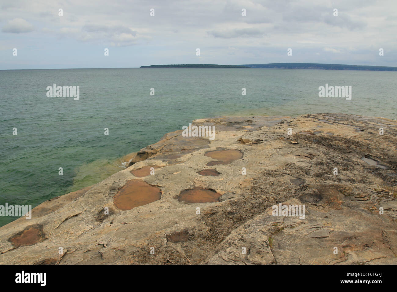 Paradise cove near Pictured Rocks National Lakeshore, along the North