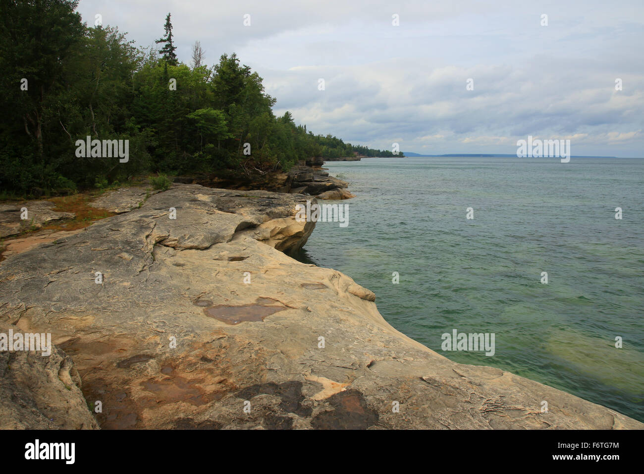 Paradise cove near Pictured Rocks National Lakeshore, along the North