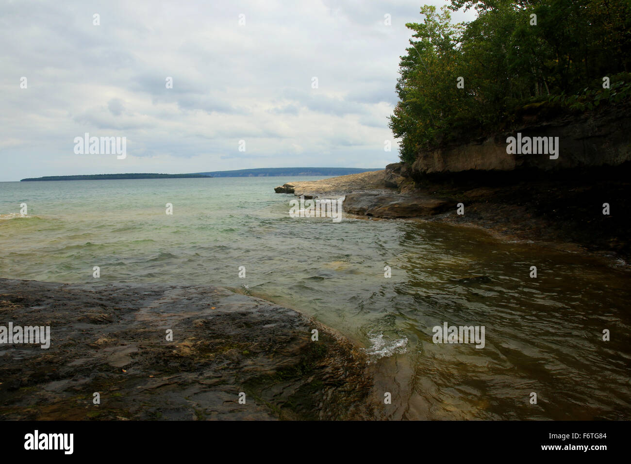Paradise cove near Pictured Rocks National Lakeshore, along the North