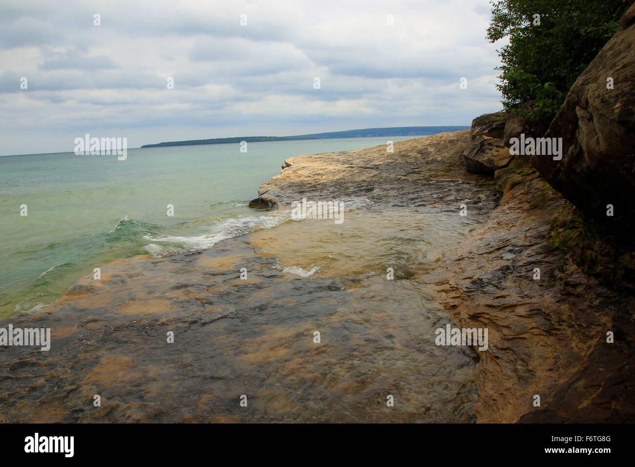 Paradise cove near Pictured Rocks National Lakeshore, along the North