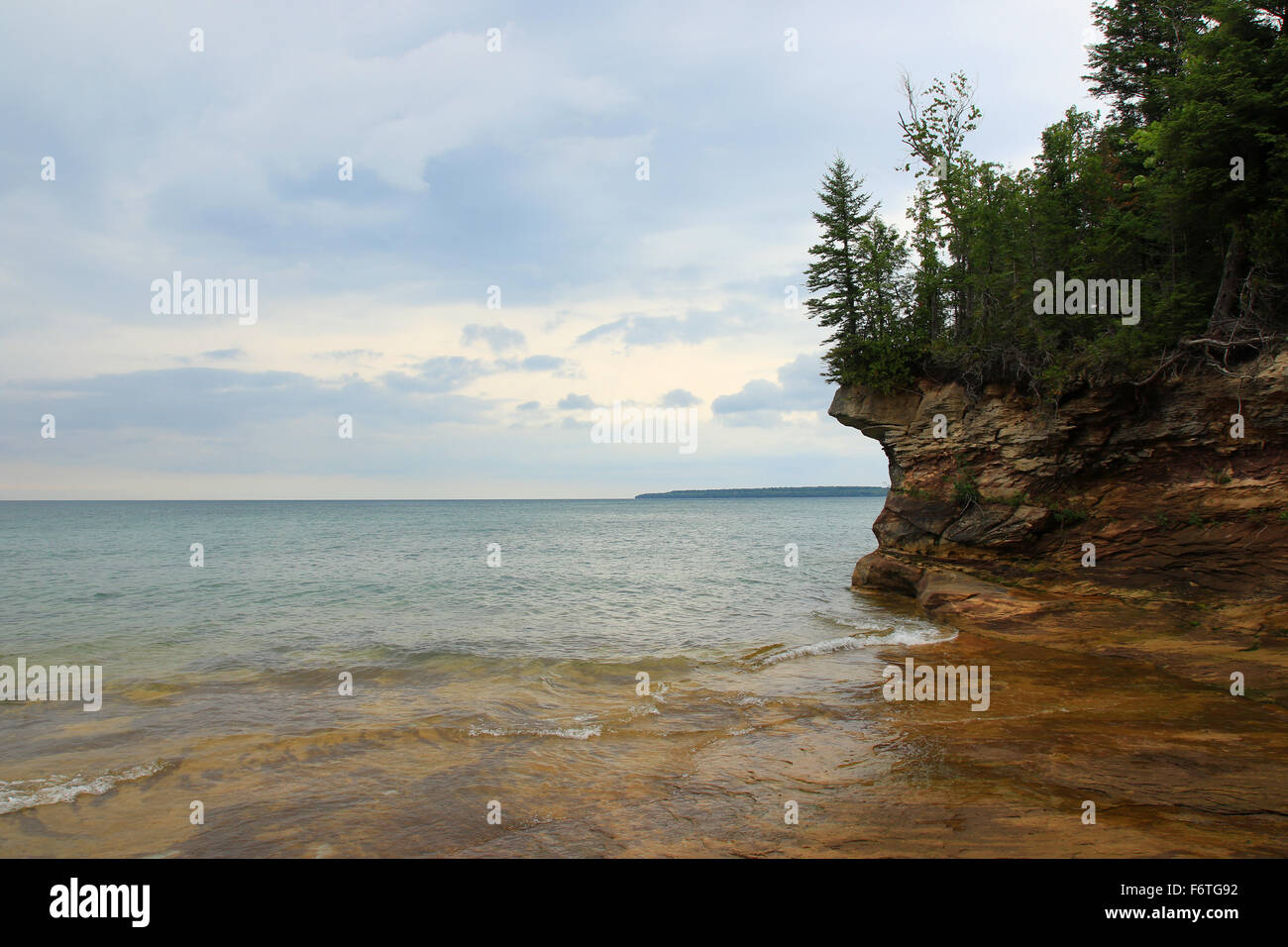 Paradise cove near Pictured Rocks National Lakeshore, along the North
