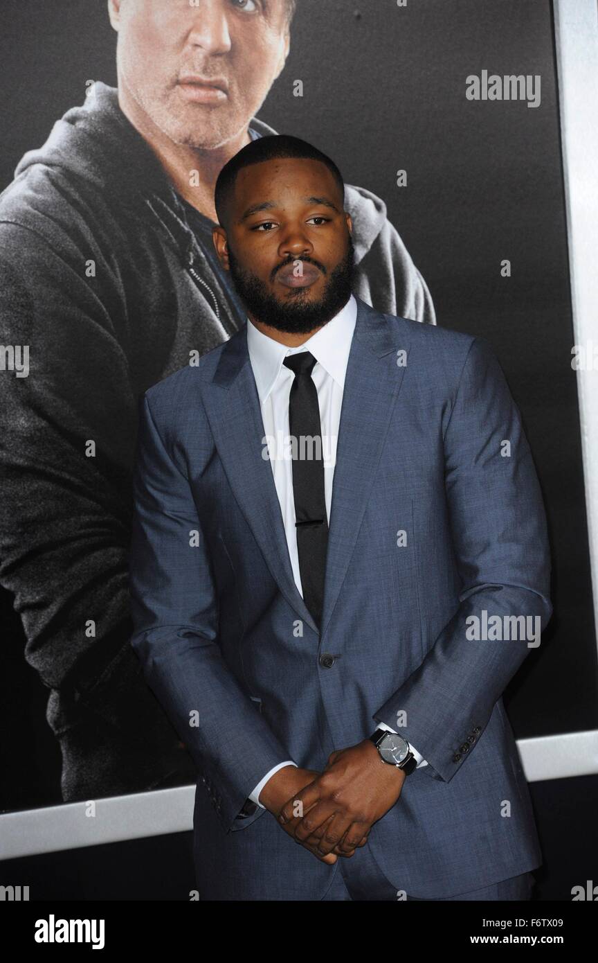 Los Angeles, CA, USA. 19th Nov, 2015. Ryan Coogler at arrivals for CREED Premiere, The Regency Village Theatre, Los Angeles, CA November 19, 2015. Credit:  Elizabeth Goodenough/Everett Collection/Alamy Live News Stock Photo