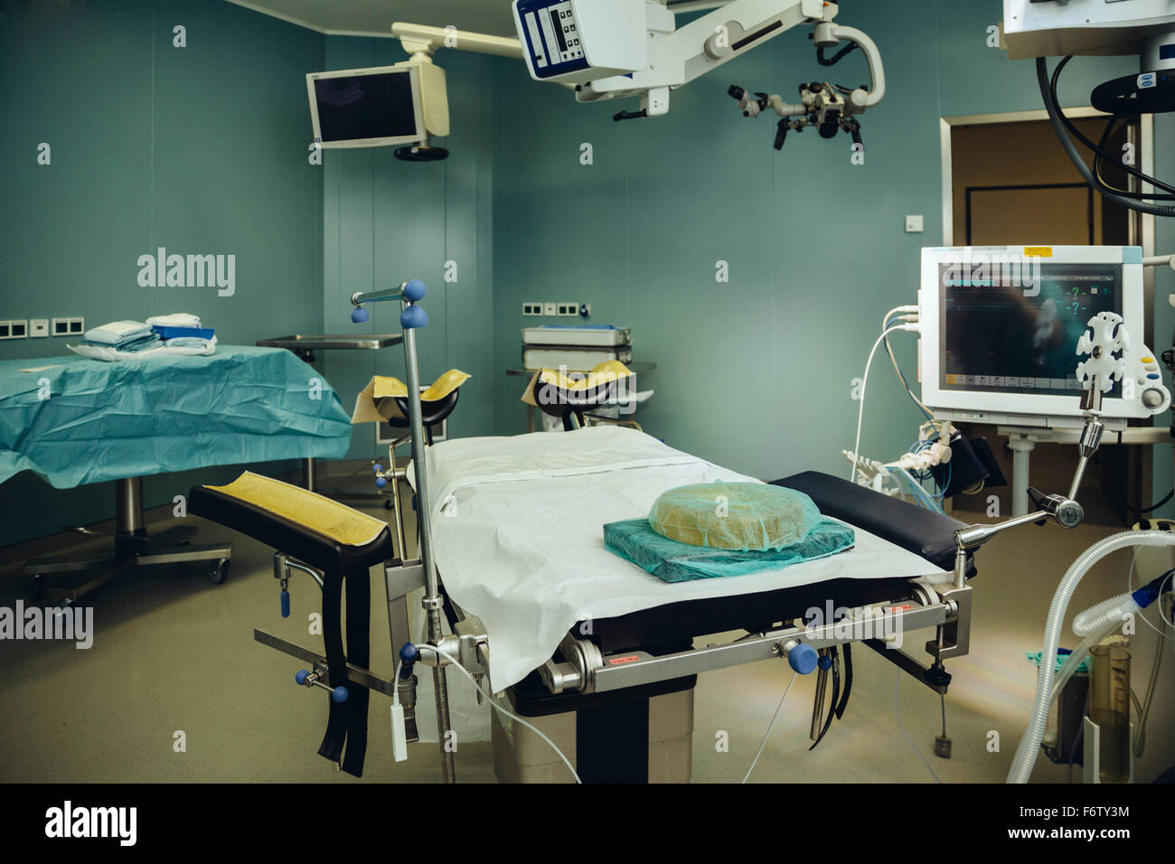Operating room ready for surgery Stock Photo