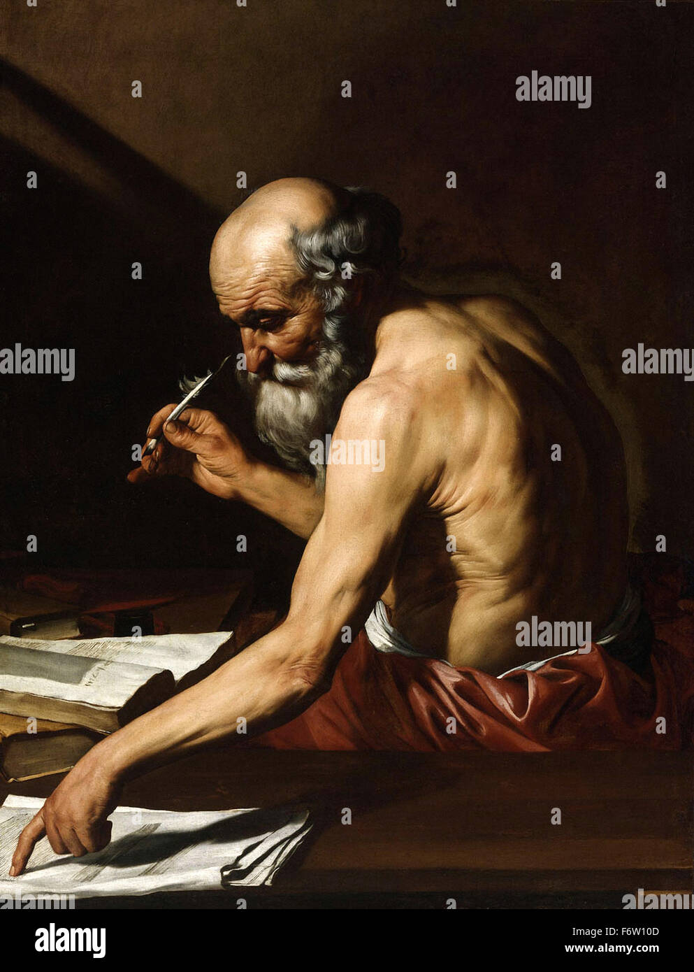 Jusepe de Ribera - Saint Jerome Stock Photo - Alamy