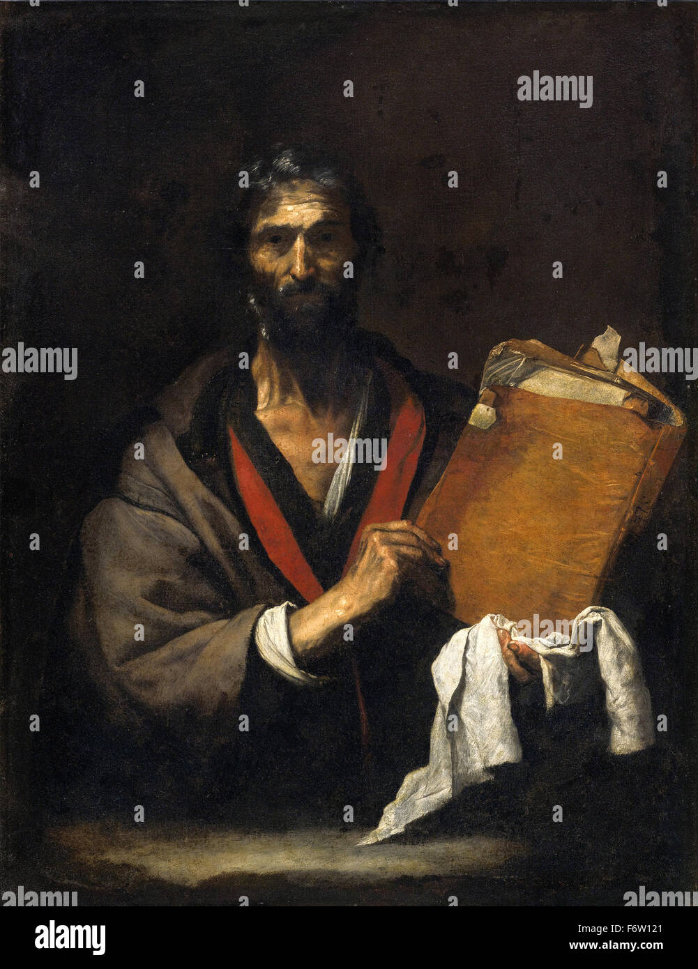Jusepe de Ribera - A Philosopher Stock Photo