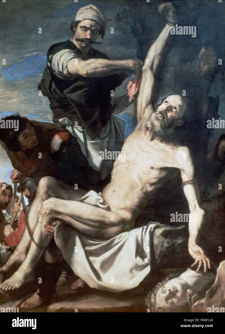 Jusepe de Ribera - Martyrdom of St Bartholomew Stock Photo