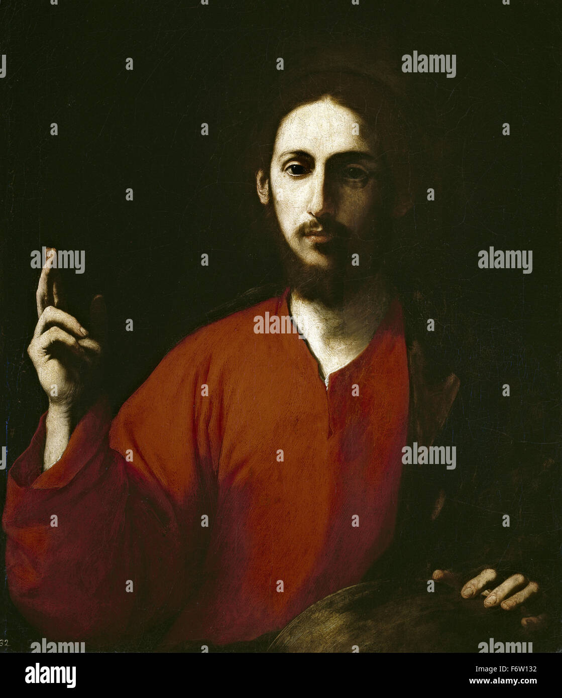 Jusepe de Ribera - Christ as Saviour Stock Photo