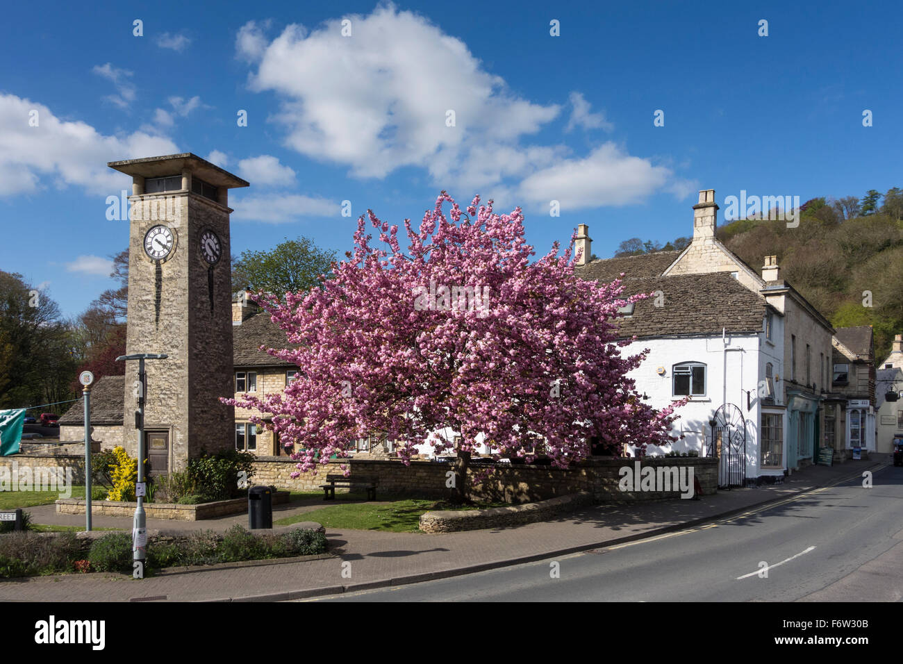 The Clock Tower, Nailsworth, Gloucestershire, UK Stock Photo
