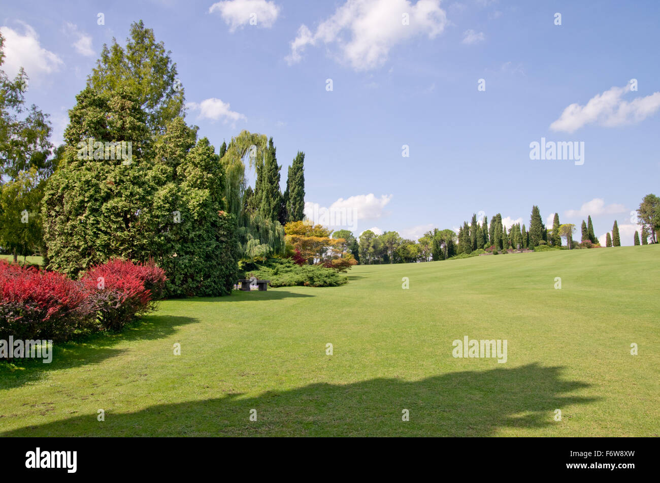 Valeggio Parco Sigurta Giardino Stock Photo