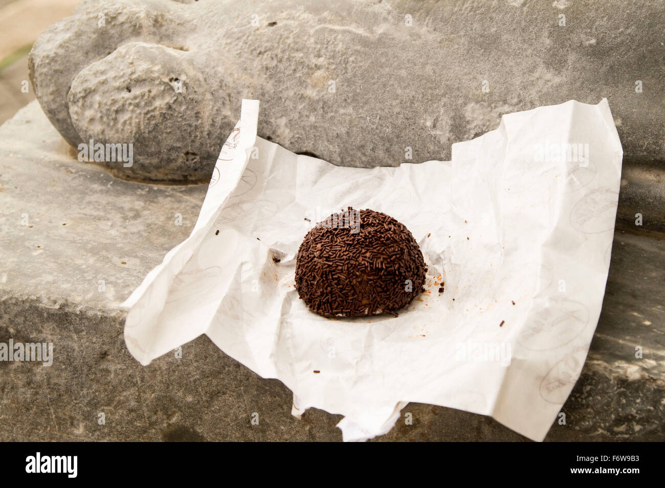Eating delicious ice cream in Naples ,Italy Stock Photo Alamy
