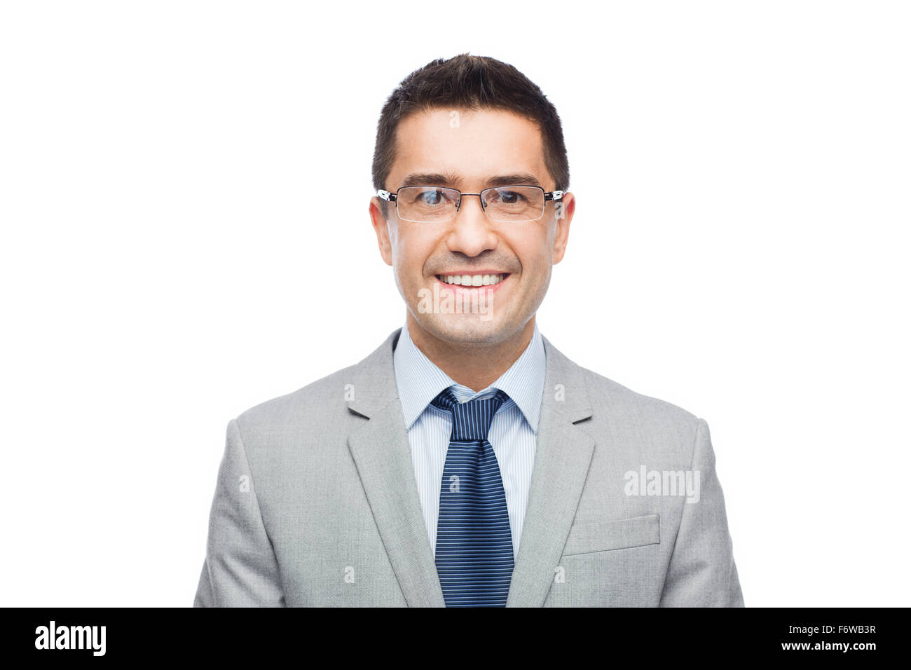 Happy cheerful businessman in eyeglasses hi-res stock photography and ...