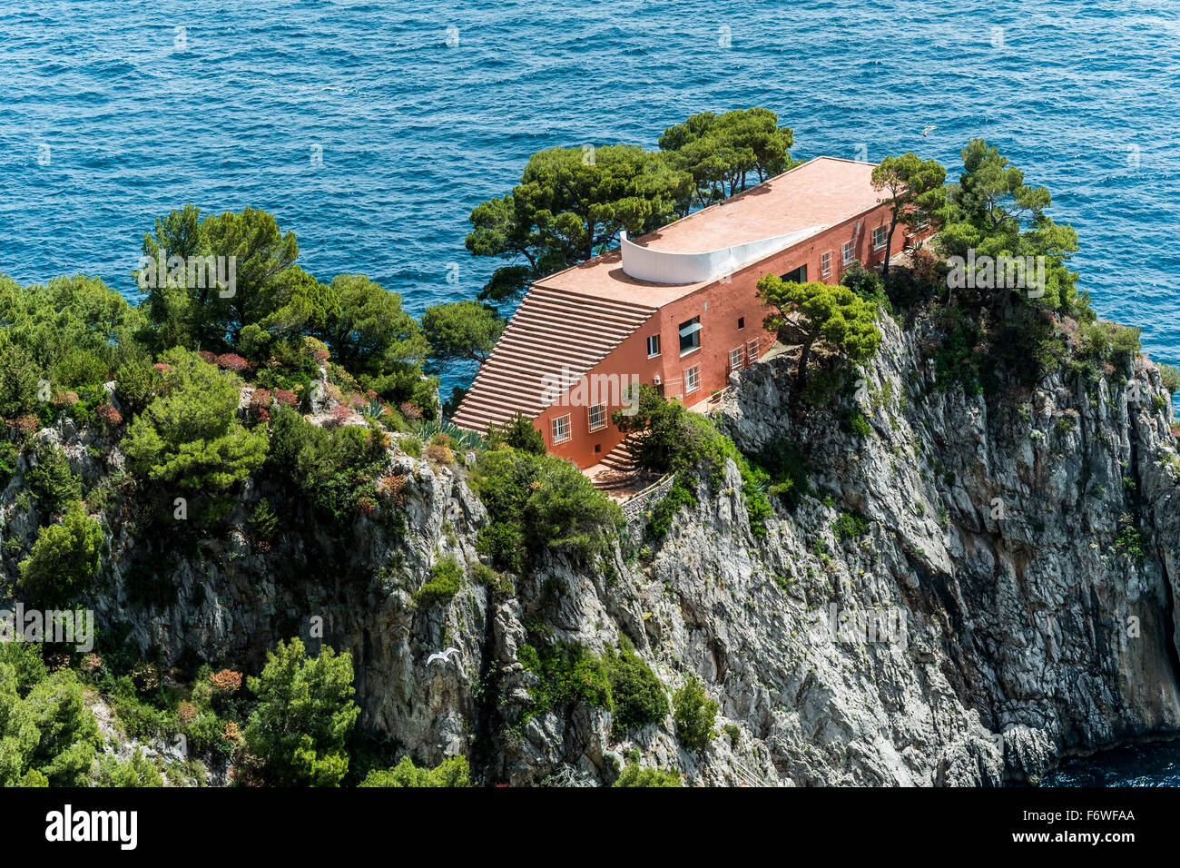 Casa Malaparte Capri Campania Italy Stock Photo Alamy