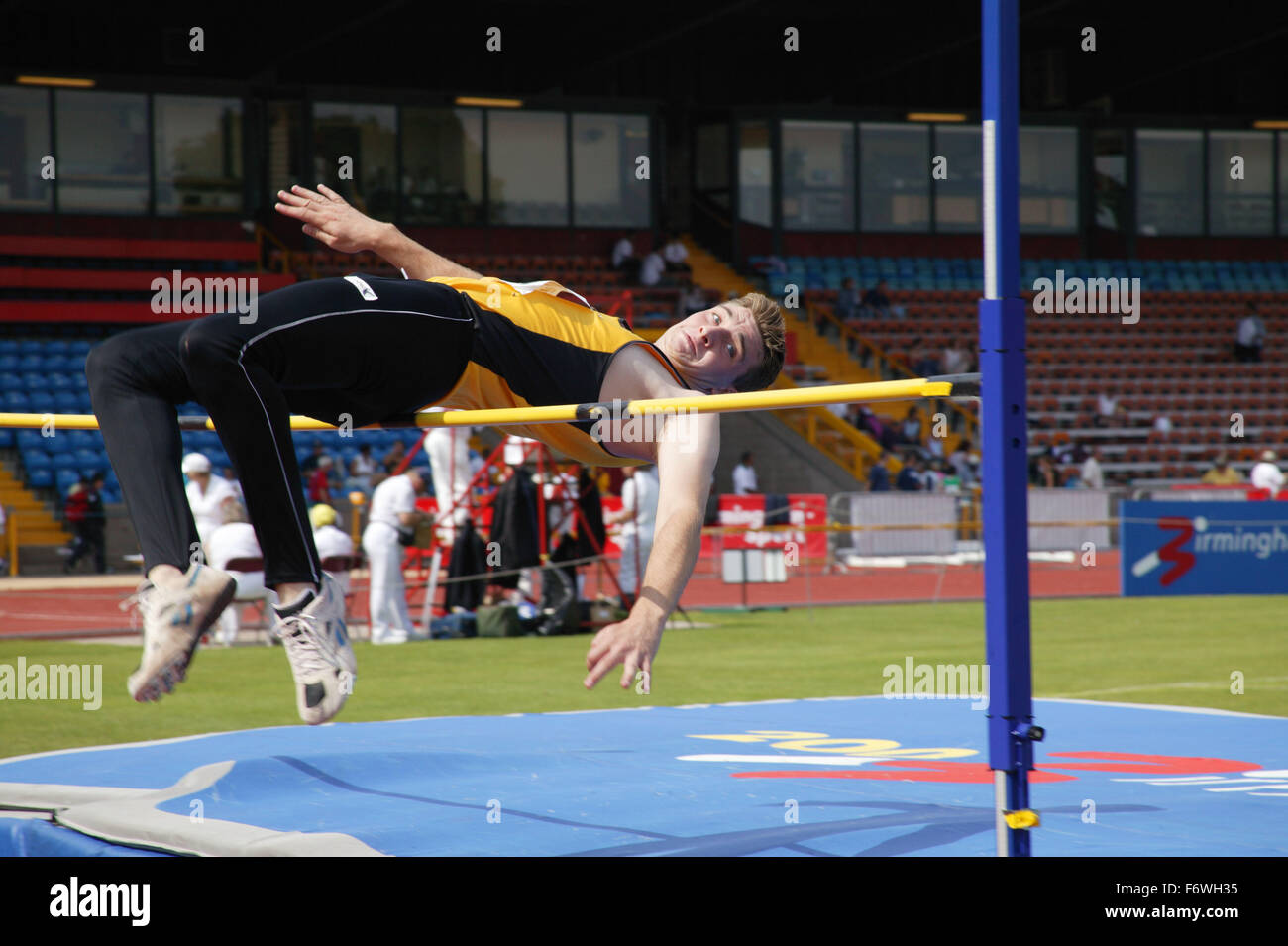British Open Athletics Championships 2003 games; athlete taking part in