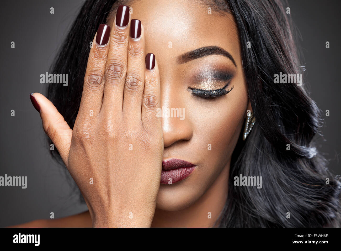 Black Curly Elegant Hair