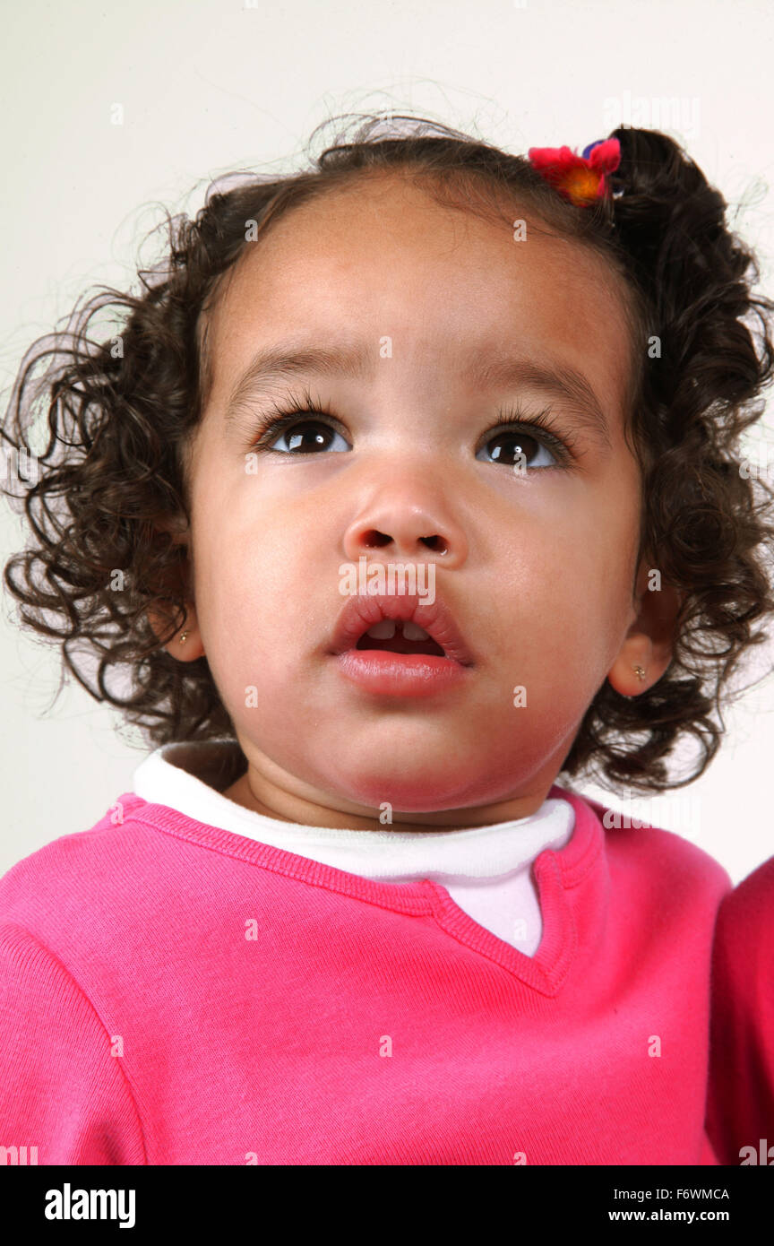 Portrait of a baby girl Stock Photo - Alamy