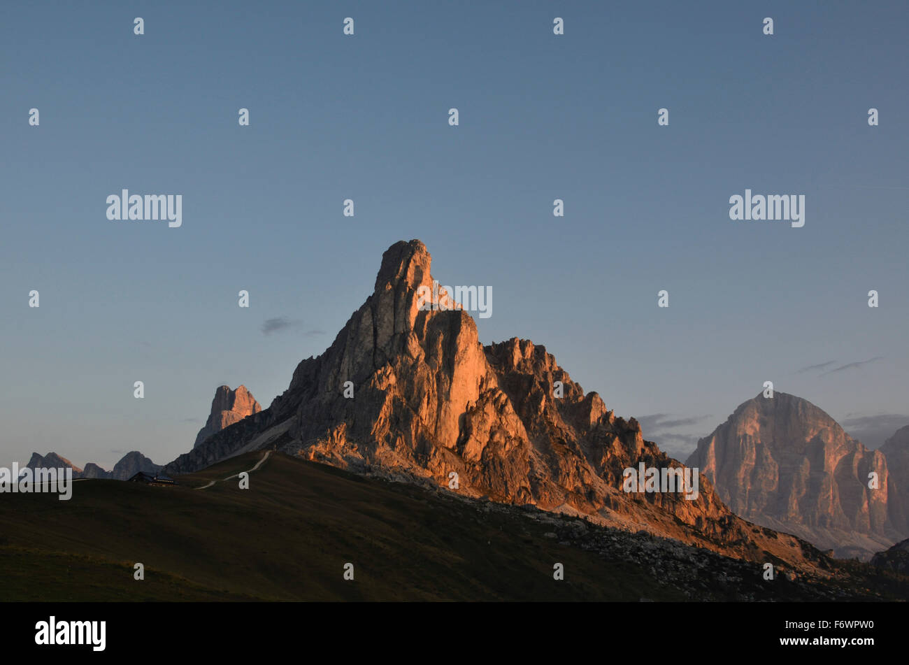 Mountain scenery, Dolomites, Italy Stock Photo