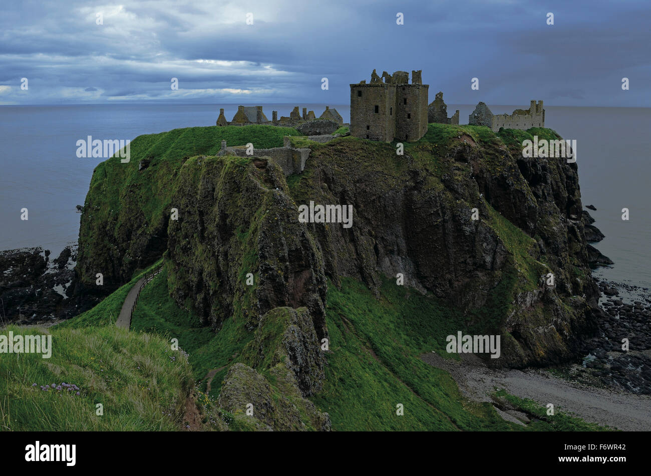 Dunnottar Castle, Aberdeenshire, Scotland, Great Britain Stock Photo