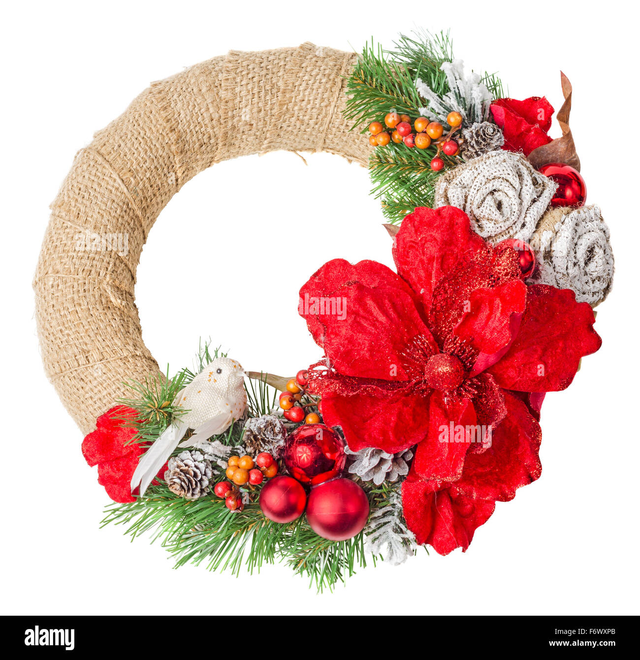 Holly wreath hi-res stock photography and images - Alamy
