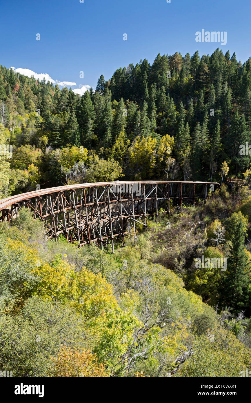 Cloudcroft, New Mexico The Mexican Canyon Trestle on the former Stock