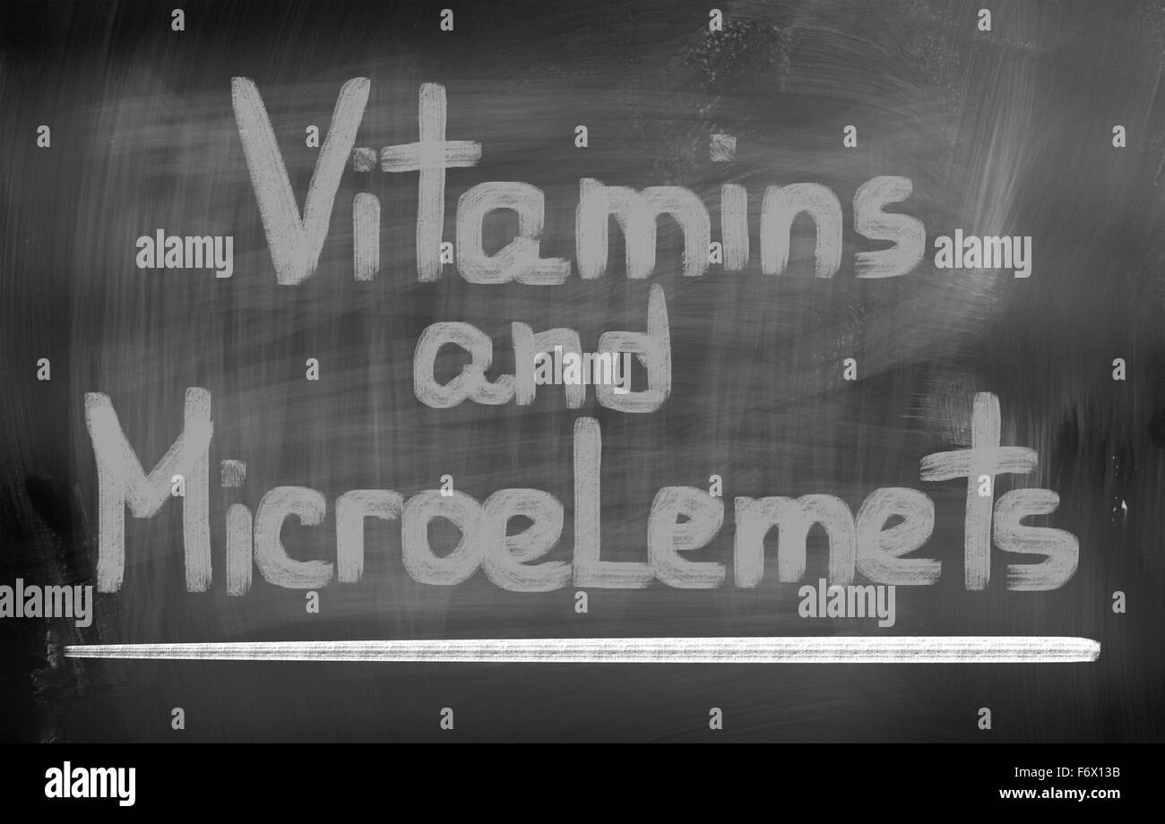 Vitamins Concept Stock Photo