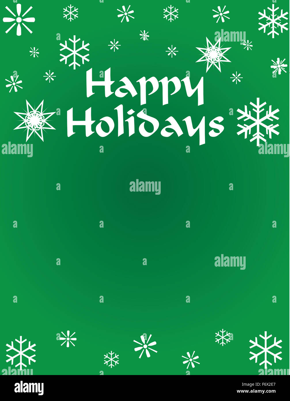 Happy Holiday Template Background Green Stock Photo Alamy