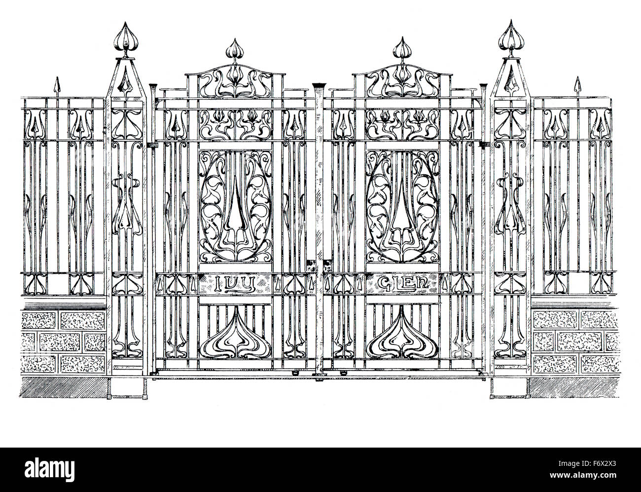 Ornate wrought iron gates hires stock photography and images Alamy