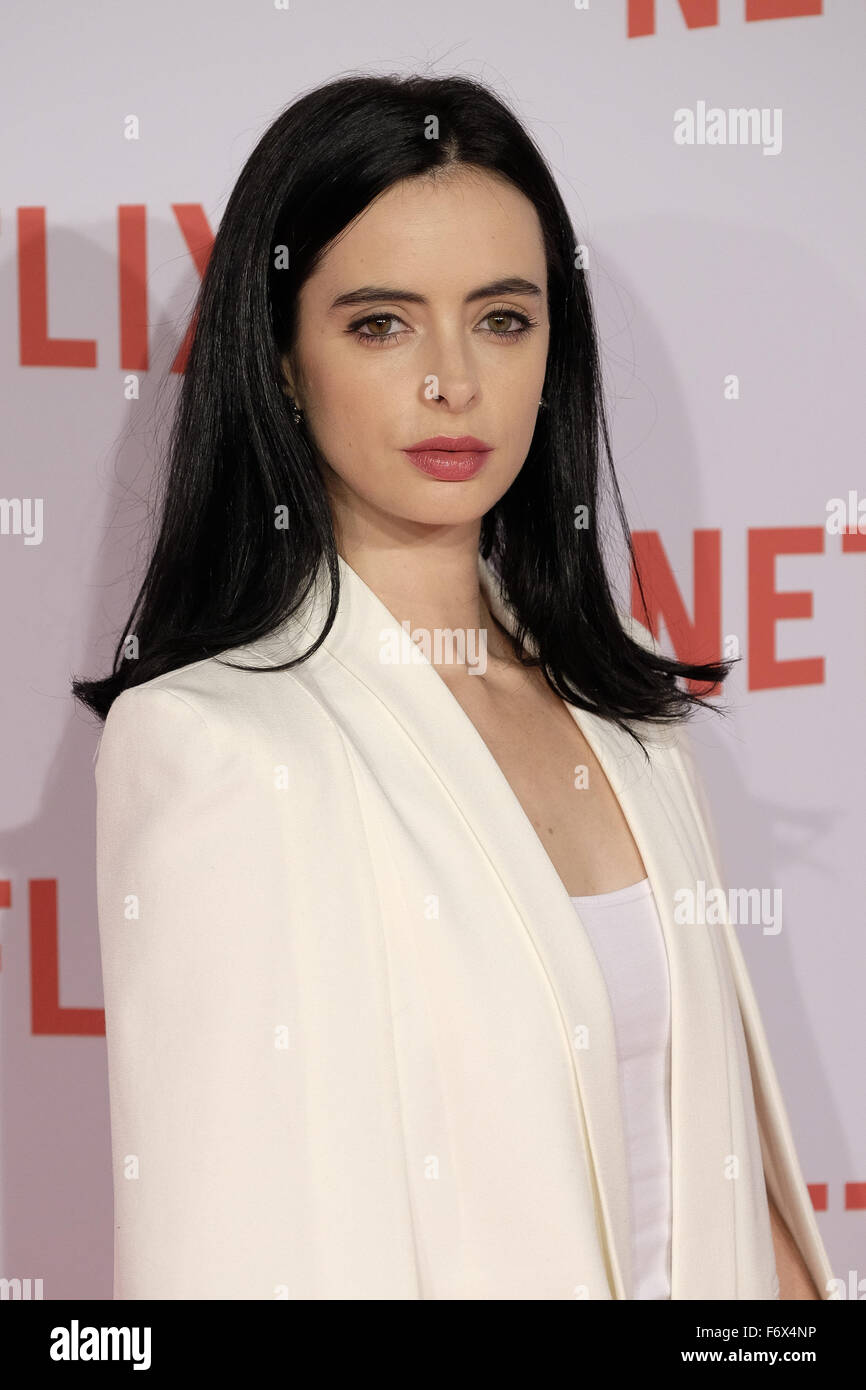 Krysten Ritter attends Netflix Spain launch press conference Featuring