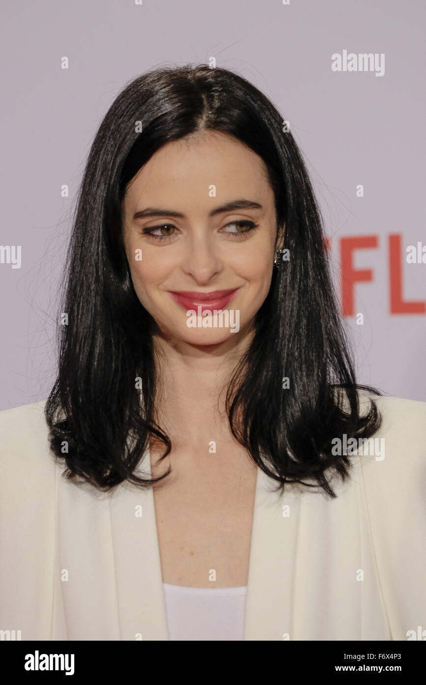 Krysten Ritter attends Netflix Spain launch press conference Featuring