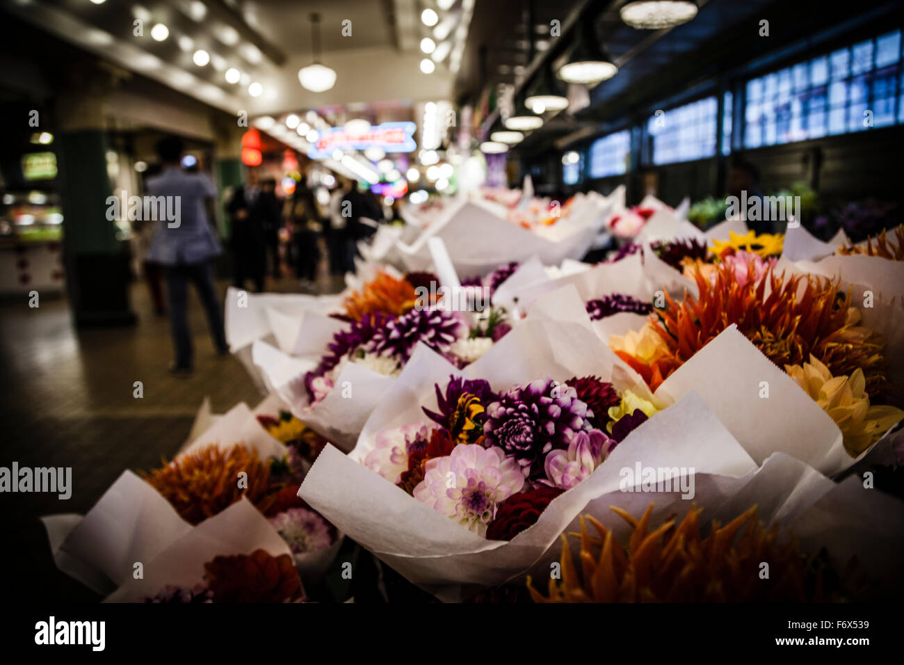 Pike Place Market Produce, Seattle Washington state Stock Photo