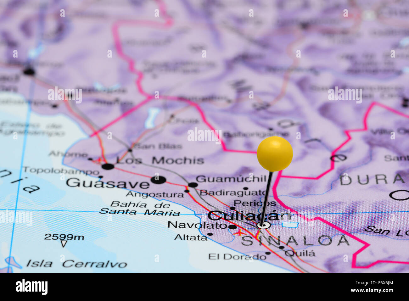 Culiacan map hires stock photography and images Alamy