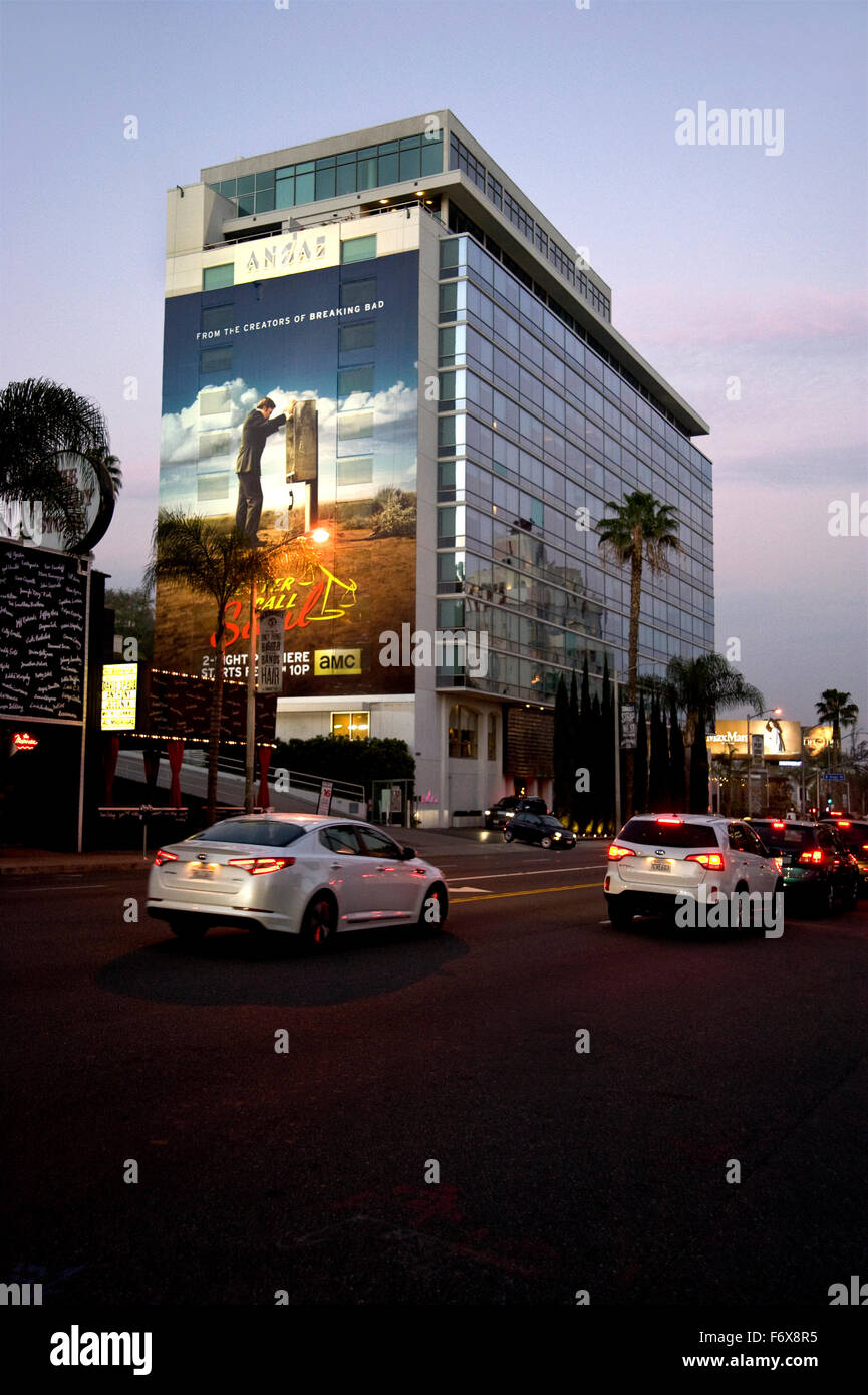 Andaz Hotel on the Sunset Strip Stock Photo