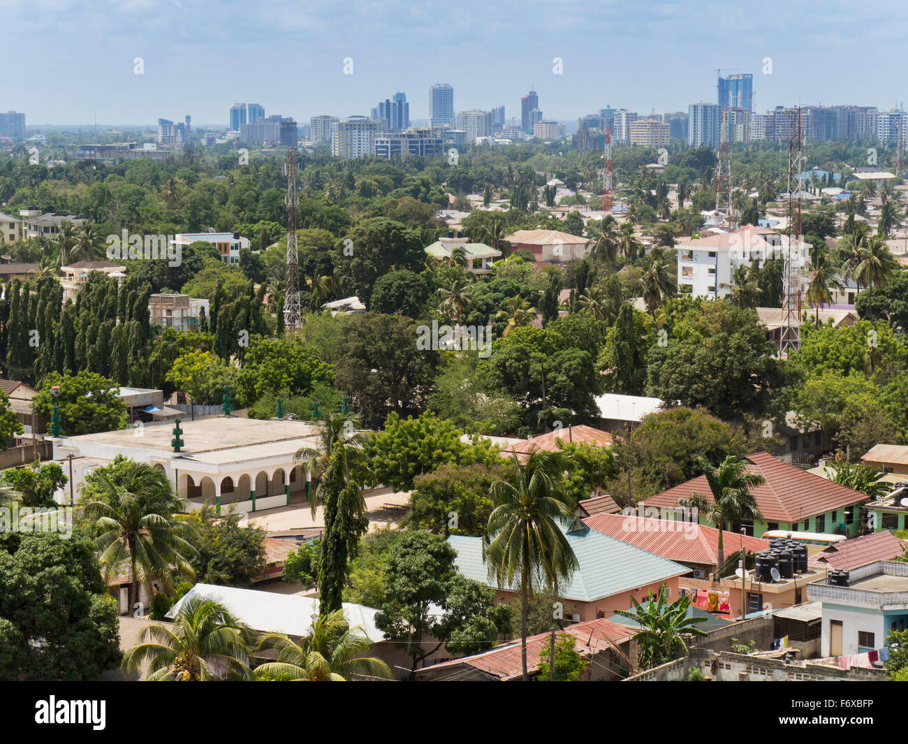Dar es Salaam city; Dar es Salaam, Tanzania Stock Photo - Alamy