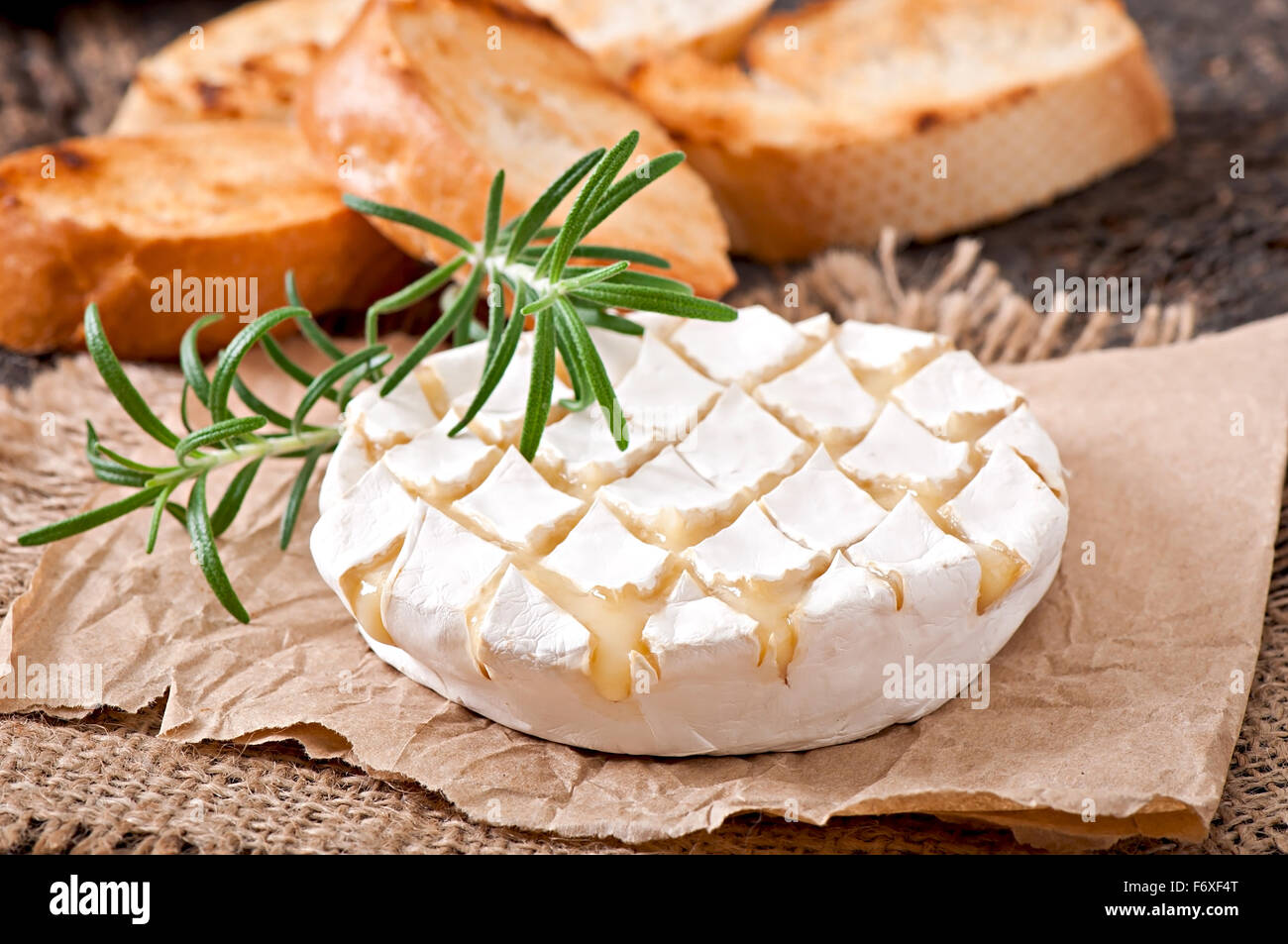 Toast rubbed with garlic hires stock photography and images Alamy