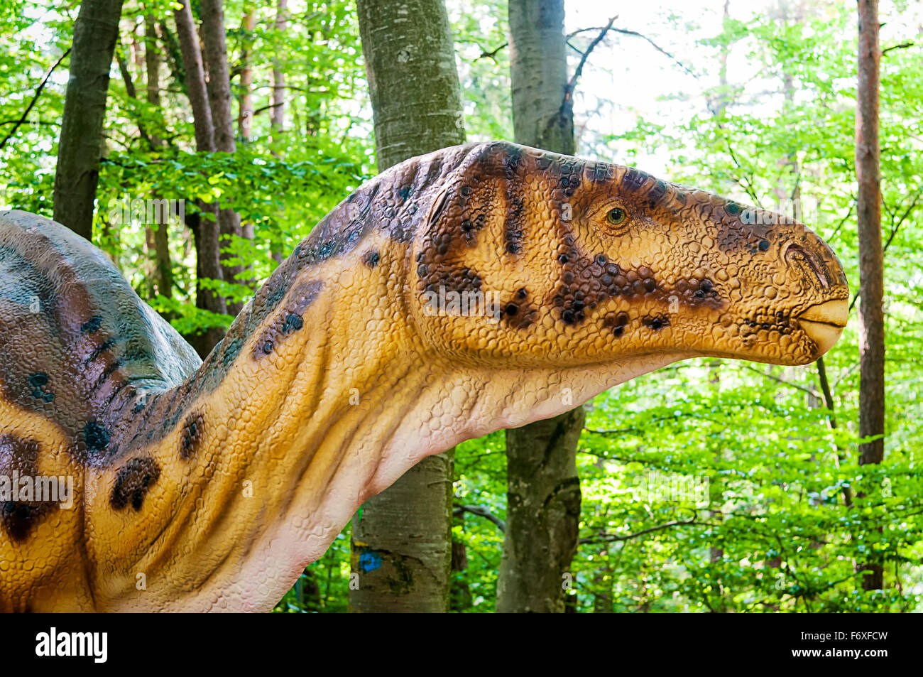 Model of a dinosaur in Dino Parc in Rasnov, Romania Stock Photo - Alamy