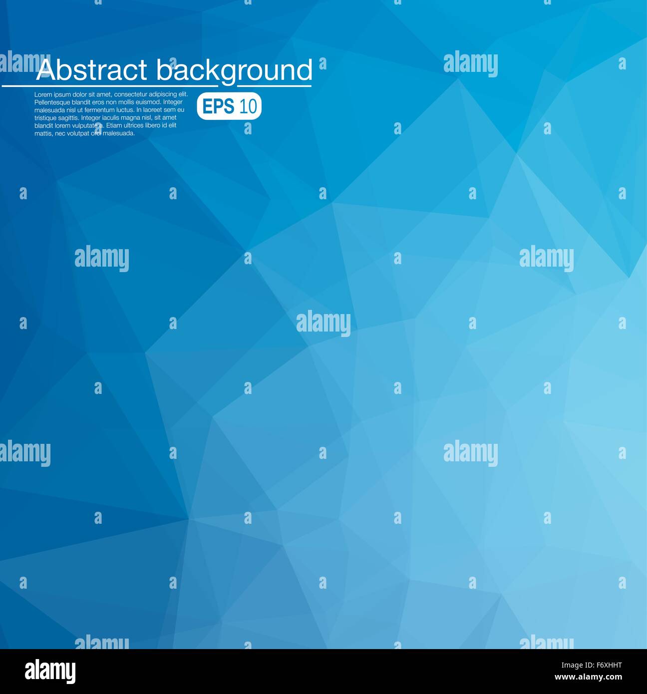 Blue abstract polygonal background. Vector illustration Stock Vector ...