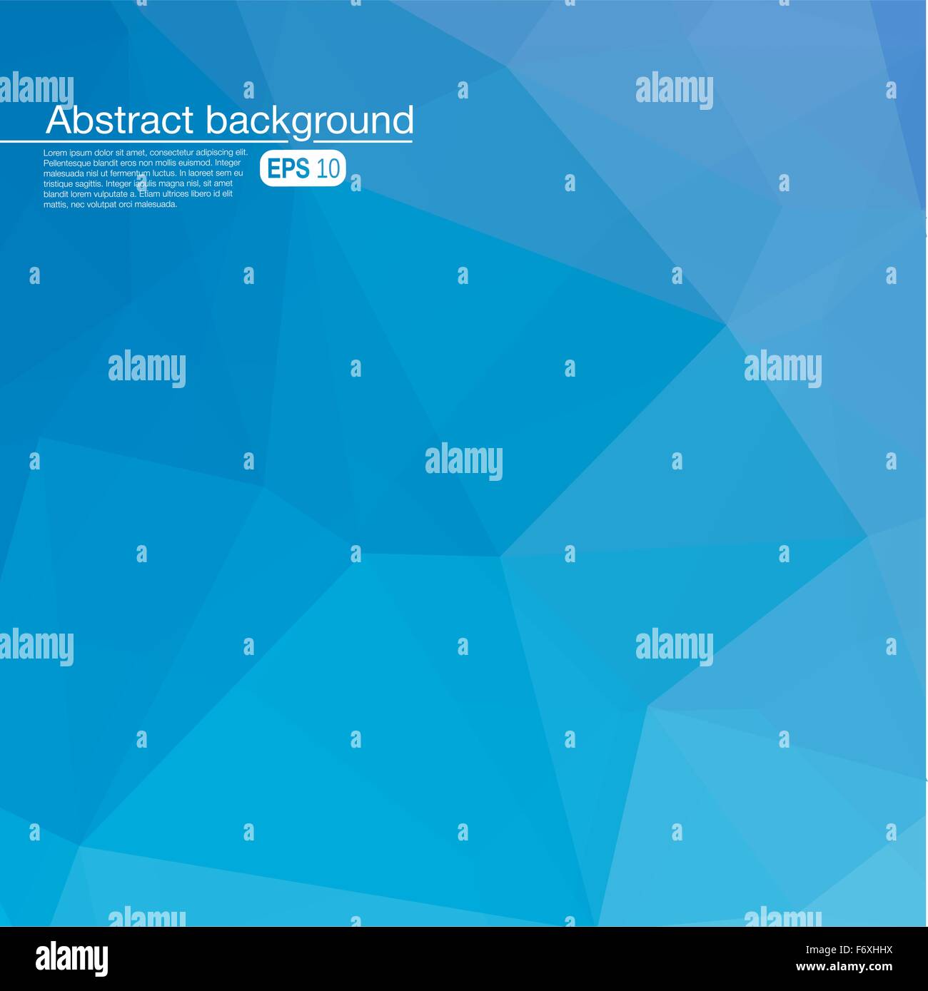 Blue abstract polygonal background. Vector illustration Stock Vector ...