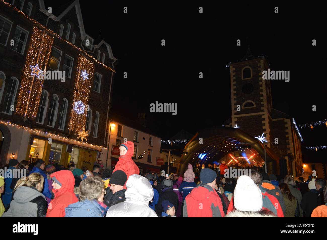 Keswick town cumbria christmas hires stock photography and images Alamy